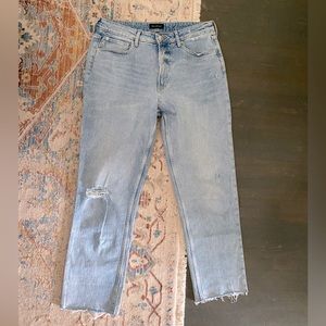 Free Assembly Women's Super High Rise Straight Jeans - 14